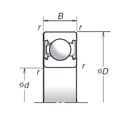 Bearing 6010T1XVV images