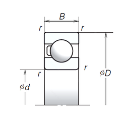 Bearing 6202T1X images