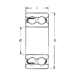 Bearing 4300-2RS images