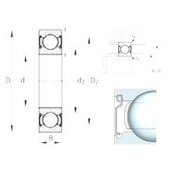 Bearing 6206-C-2Z images