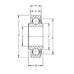 Bearing 205KR4 images