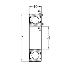 Bearing 6307-2RS2 images