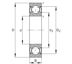 Bearing 6201-C-2Z images