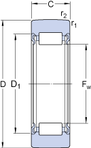 Bearing RNA 22/6.2RS images