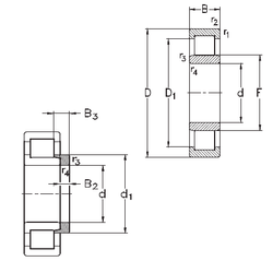 Bearing NU1064-M6+HJ1064 images