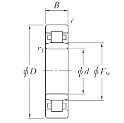 Bearing NU1996 images