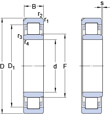 Bearing NU 320 ECN1ML images