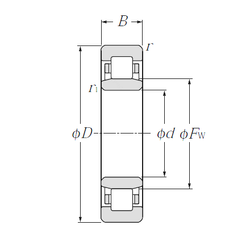 Bearing NU2207E images