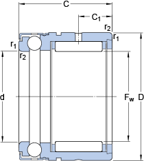 Bearing NX 7 TN images