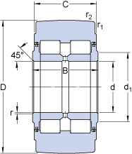 Bearing NNTR 55x140x70.2ZL images