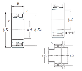 Bearing NN3016K images