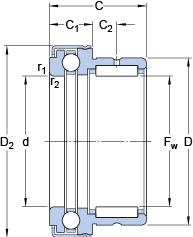 Bearing NKX 20 Z images