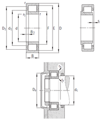 Bearing NUP2344-EX-M1 images
