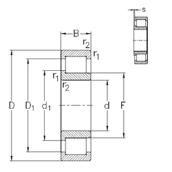 Bearing NJ2311-VH images