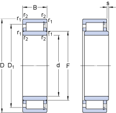 Bearing NUH 2240 ECMH images