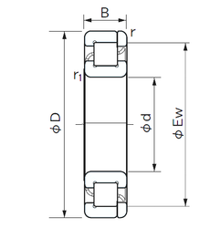 Bearing NP 1021 images