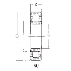 Bearing NU2306 images