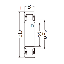 Bearing NU2208EG images