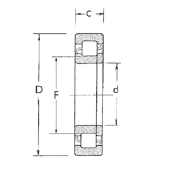 Bearing NUP411 images