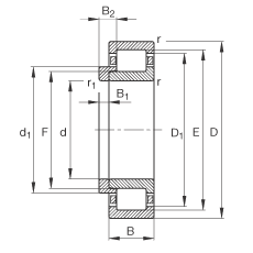 Bearing NJ232-E-M1 + HJ232-E images