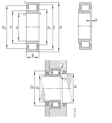 Bearing NJ334-E-M1 images