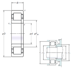 Bearing NUP340EM images