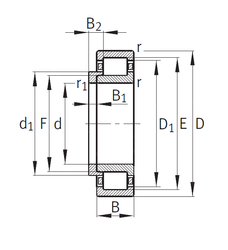 Bearing NJ305+HJ305 images