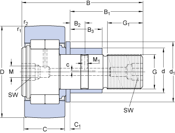 Bearing NUKRE 35 A images