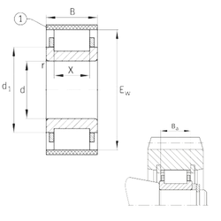 Bearing RN2316-E-MPBX images