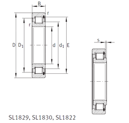 Bearing SL181892-E images