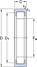 Bearing RNU 2209 ECP images