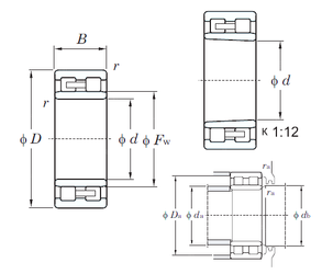 Bearing NNU4921K images