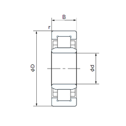 Bearing NU214T images