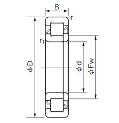 Bearing NUP 2236 images