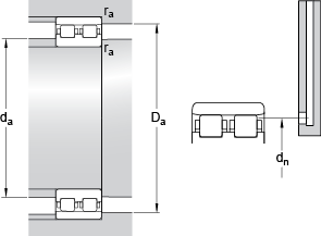 Bearing NN 3022 TN9/SP images