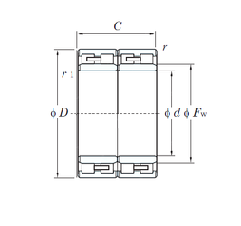 Bearing 30FC21120 images