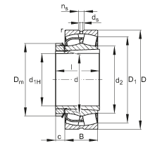 Bearing 22238-E1-K + H3138 images