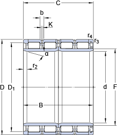 Bearing BC4-8037/HA1VA907 images