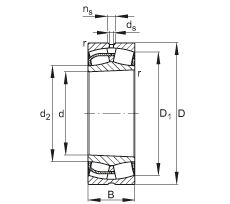 Bearing 23238-E1-K images