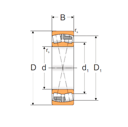 Bearing 22208 MA images