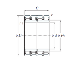 Bearing 100FC69510 images