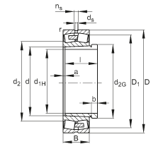 Bearing 23268-E1A-K-MB1 + AH3268G-H images