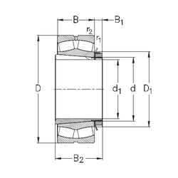 Bearing 22205-E-K-W33+H305 images