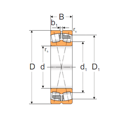 Bearing 22212 MAW33 images