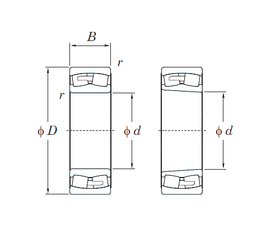 Bearing 23076RHA images