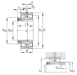 Bearing 23196-K-MB+H3196 images