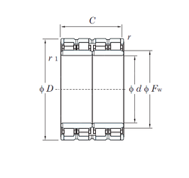 Bearing 100FC68405 images