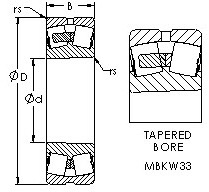 Bearing 23130MBKW33 images