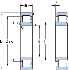 Bearing NJ 344 M images