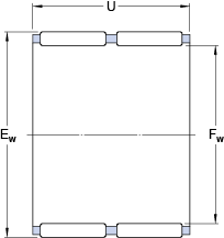 Bearing K 80x88x40 ZW images